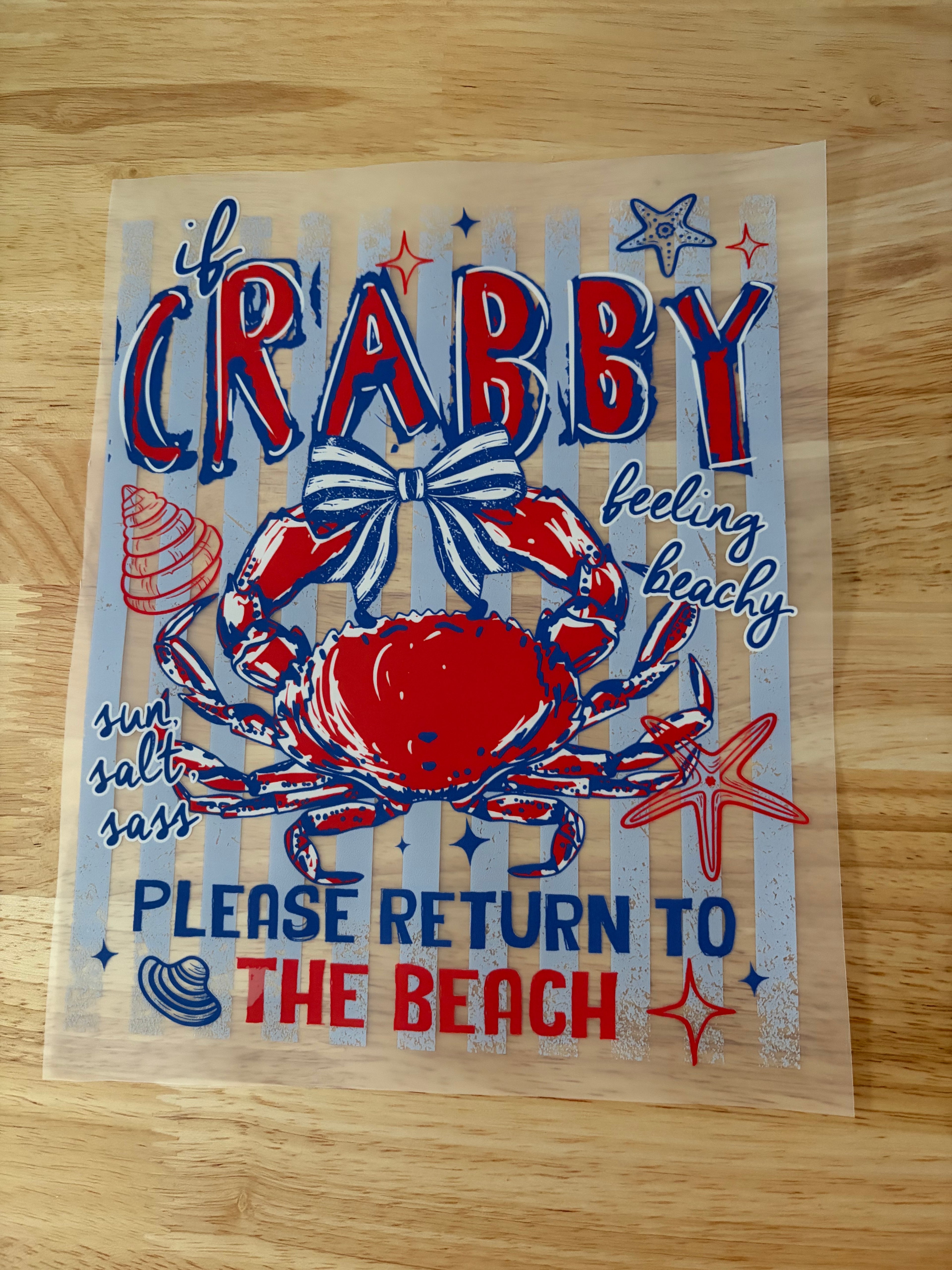 Crabby beach