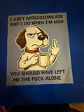 Apologize